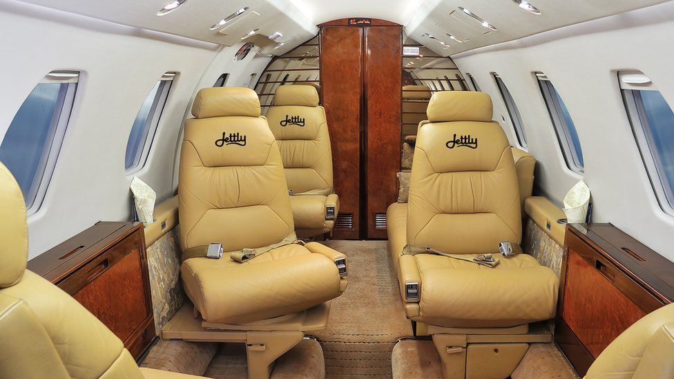 Private Jet Interior seat