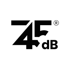 minus45db logo – MEES 2026 Exhibitor specializing in modular meetings rooms, structures, and draping