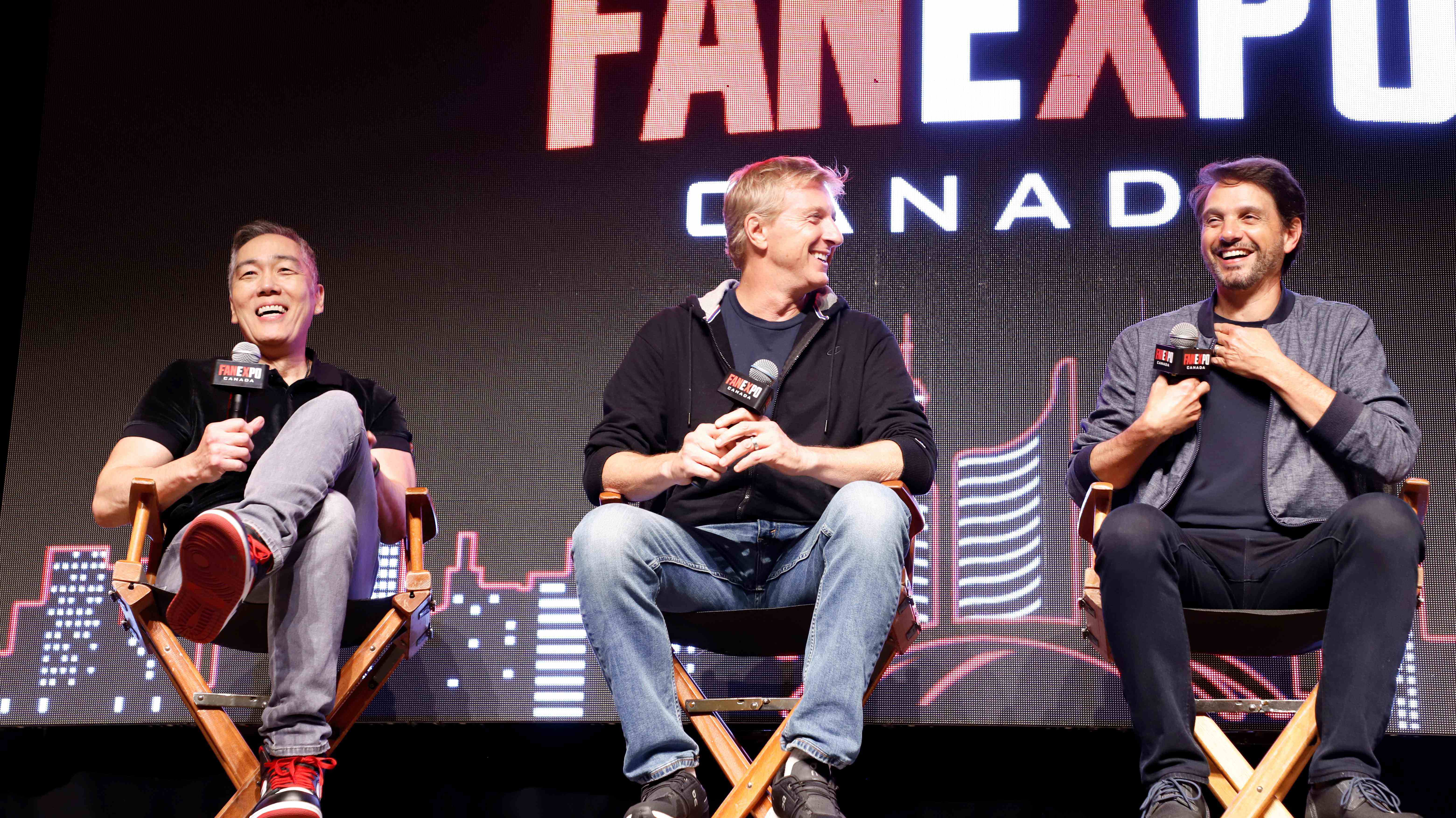 The Cobra Kai cast at their panel