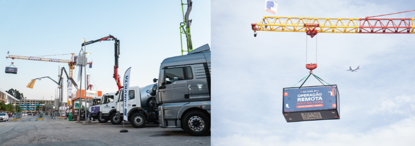 área externa de exposição