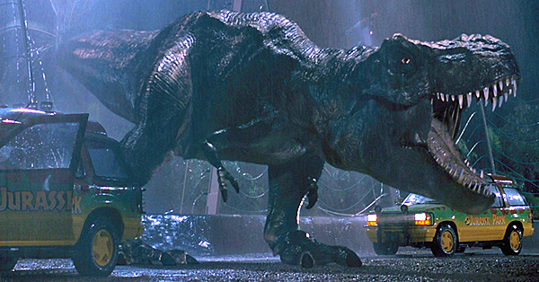 The T-Rex from Jurassic Park