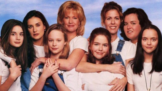A cast photo from the movie poster for Now and Then.
