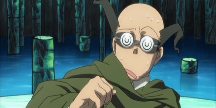 nerdy guy wearing glasses looking scared