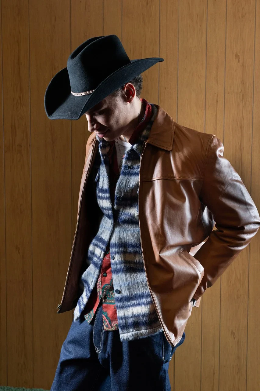 men posing in styling outfit