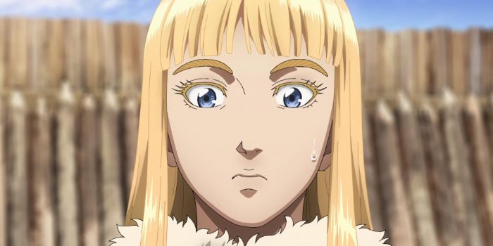 Stern young man looking down on someone angry in a wood fort