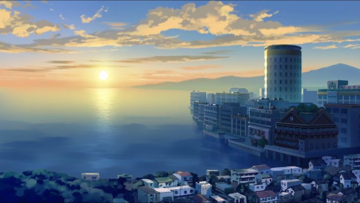 Shibahama City from Keep Your Hands Off Eizouken