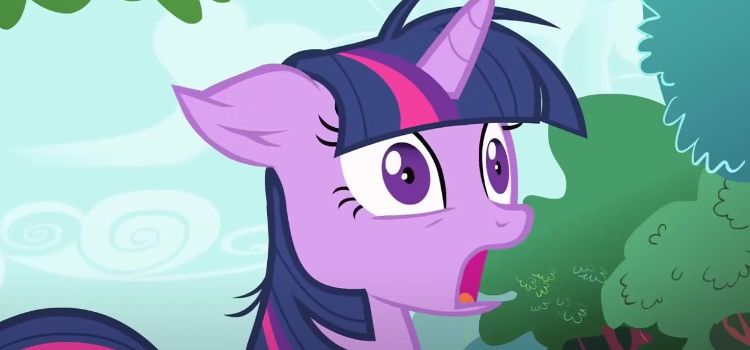 cartoon unicorn looking shocked