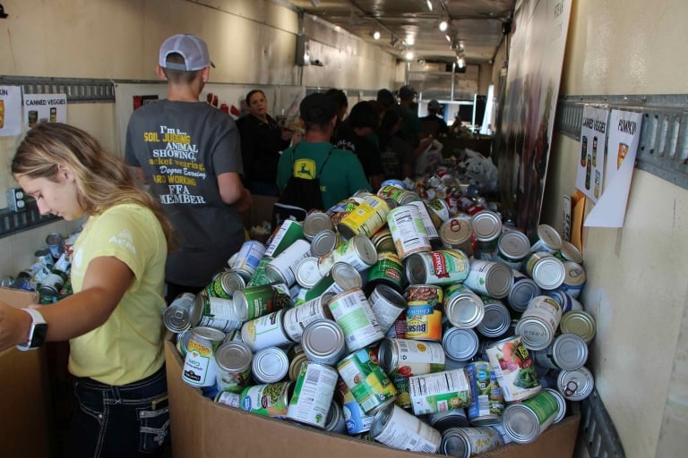 annual food drive in Grand Island