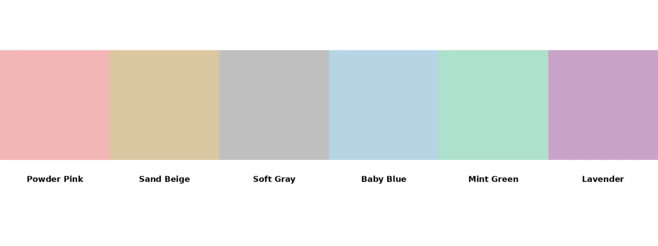 Baby Blanket Colour Palette