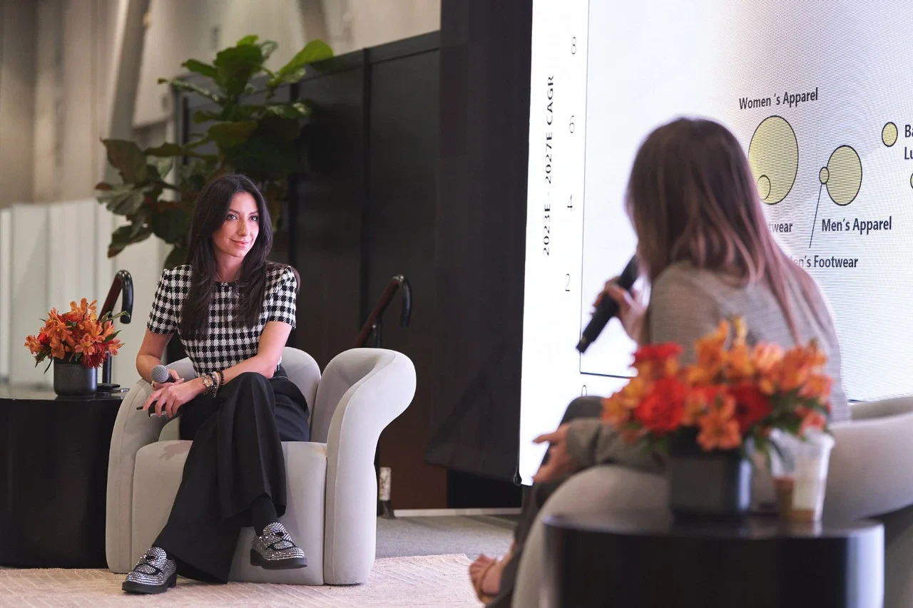 Teodora Nicolae, VP of Marketing at MMGNET with Courtney Hazirjian
