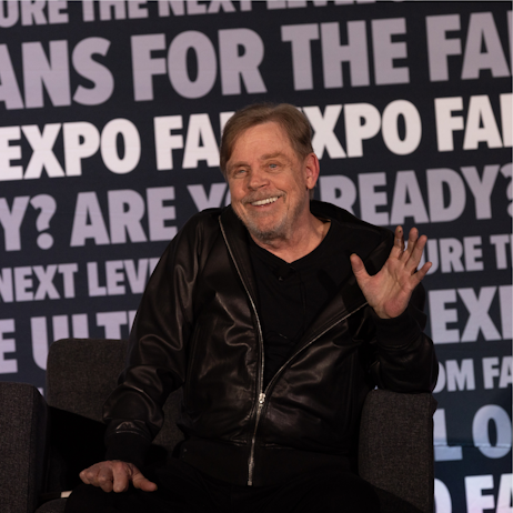Mark Hamill Smiling and waving