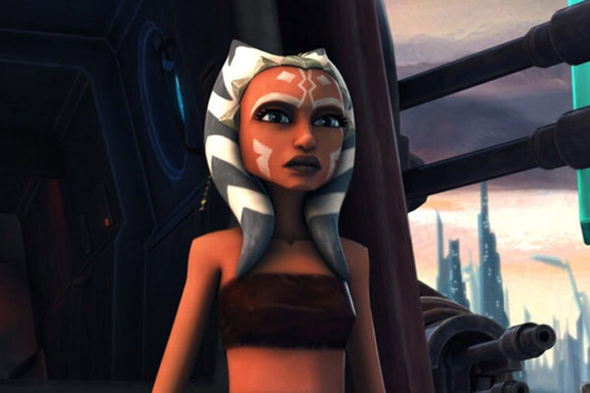 Ahsoka in her first animated appearance