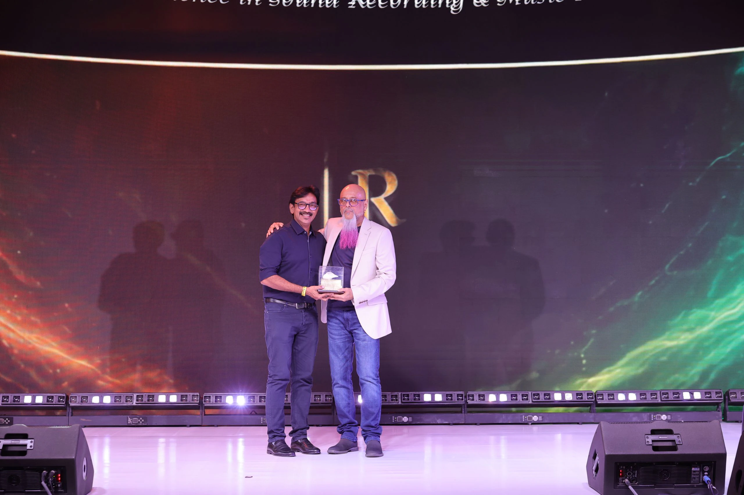 IRAA 2026 - Shantanu Hudlikar got felicitated for winning an award for Independent Music – Recording/Mixing/Mastering – Rock / Blues / Metal