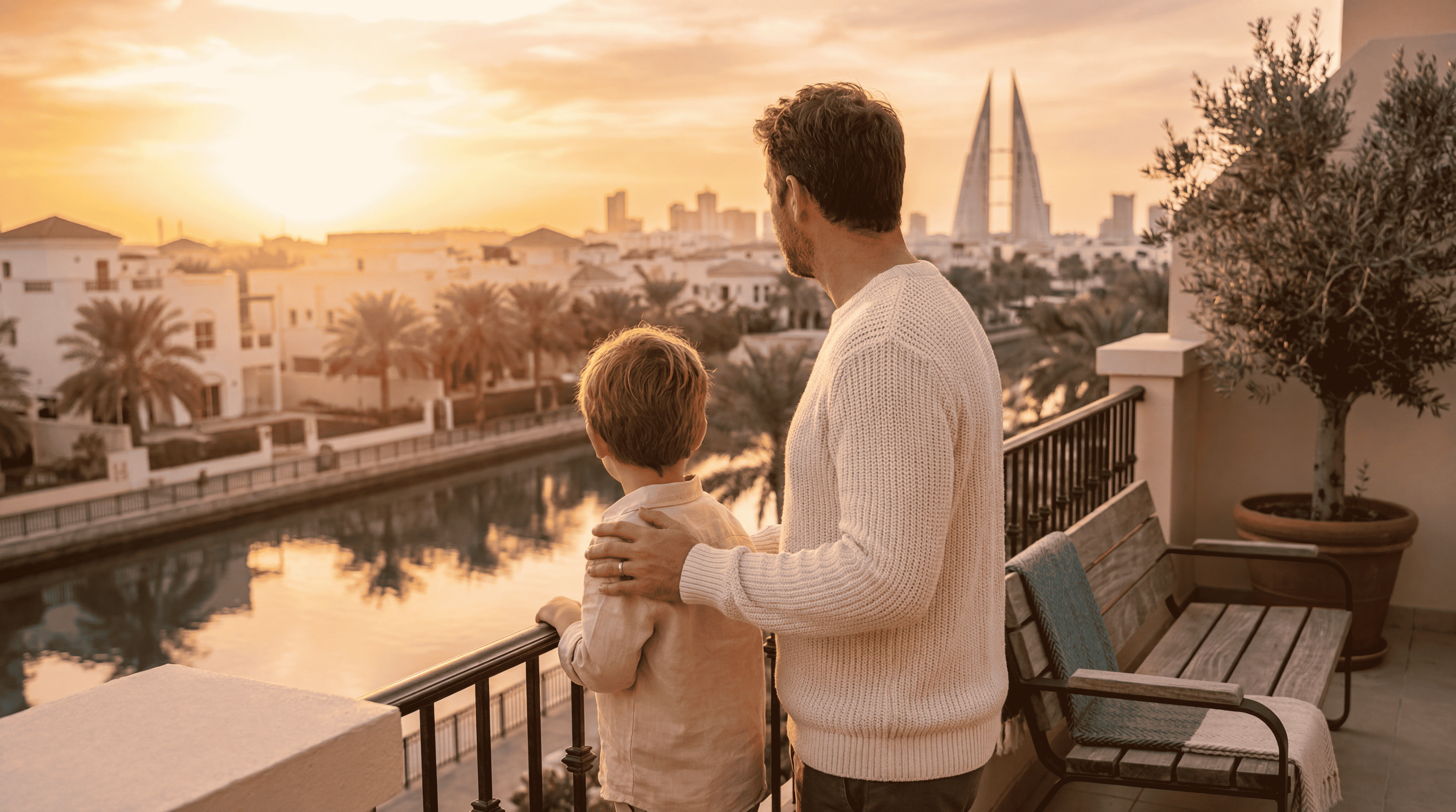 Family in Balcony
