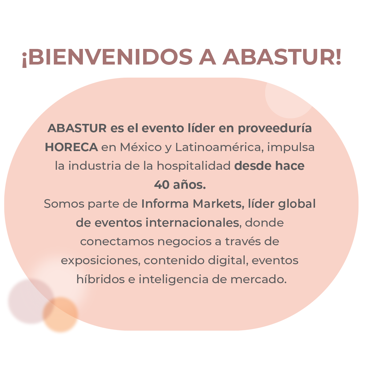 iBienvenidos a Abastur