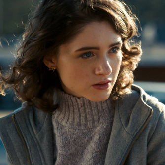 KNOWN FOR: Nancy Wheeler in Stranger Things, and and Chloe Lake in Based on A True Story