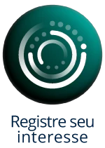 Botão circular verde com ícone de dois ingressos e a palavra "Ingresso" abaixo.