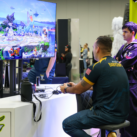 Fans playing PS5 games