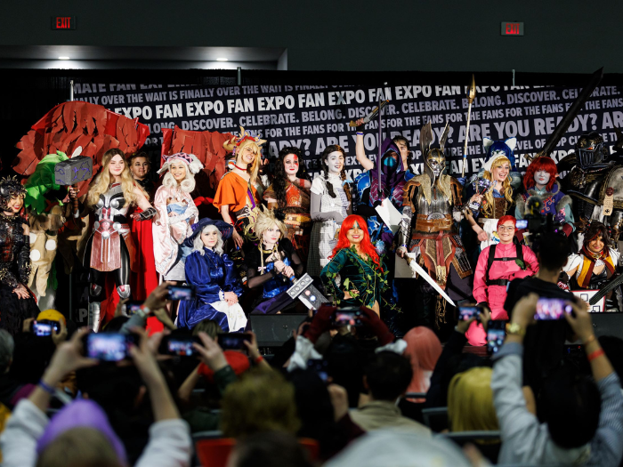 Competitors in the Cosplay Craftsmanship Cup