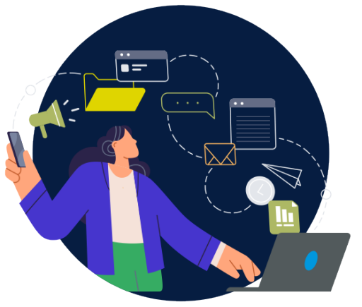 conteúdos e campanhas de marketing digital