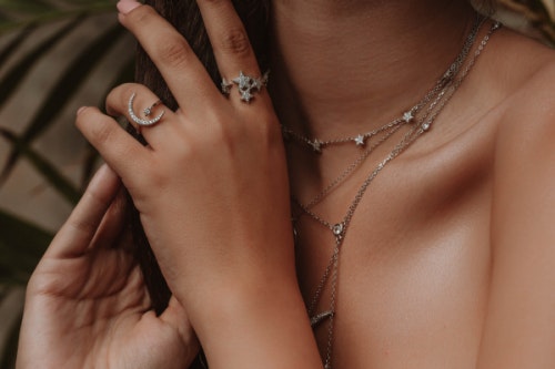 Women wearing Jewelery