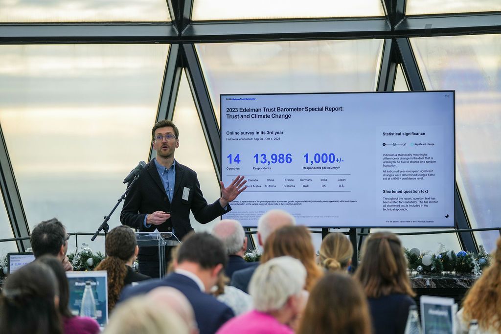 Man talking on stage