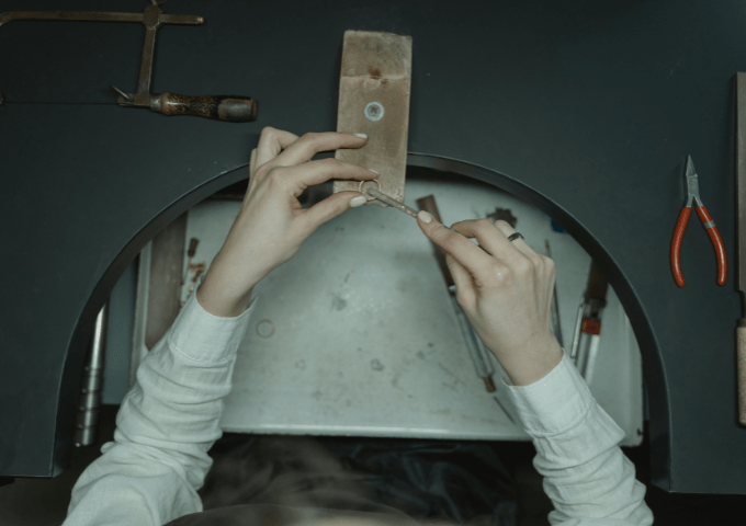 Apprentice in a Jewelry Workshop