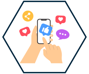 Image depicting social media marketing strategies