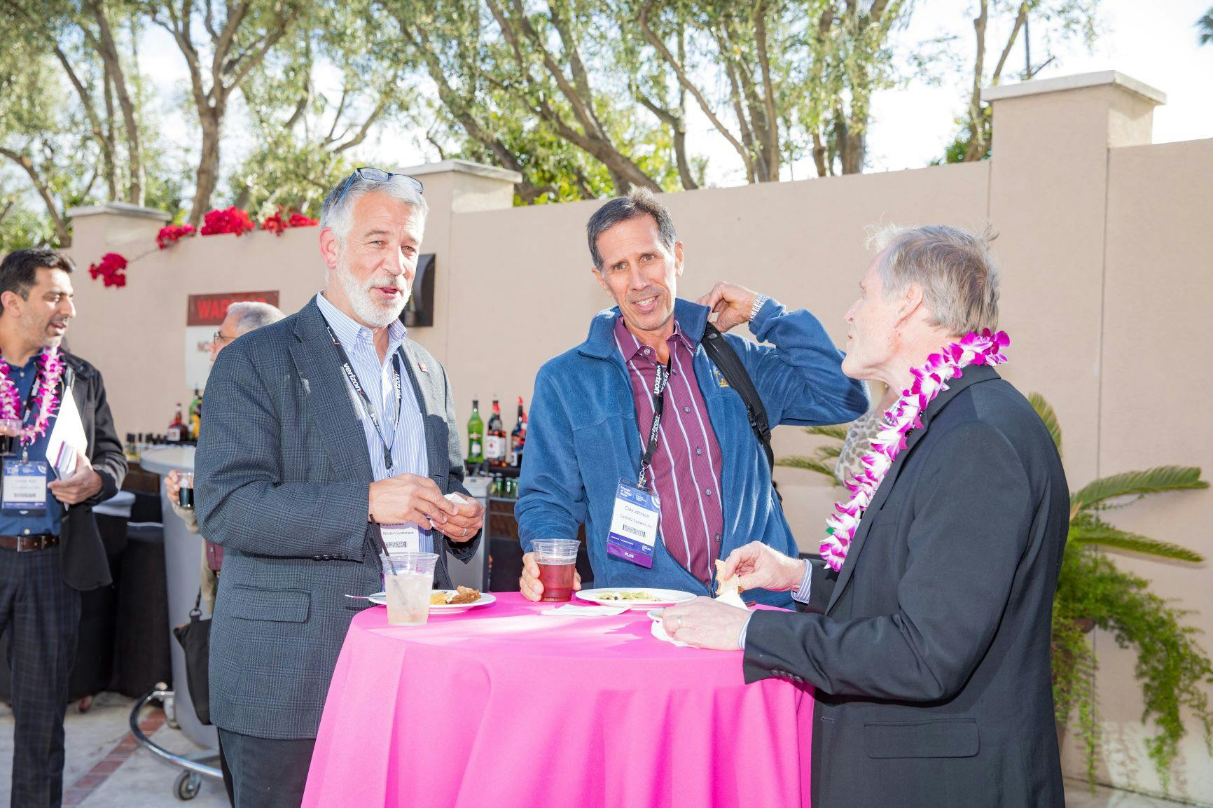 Guests mingling