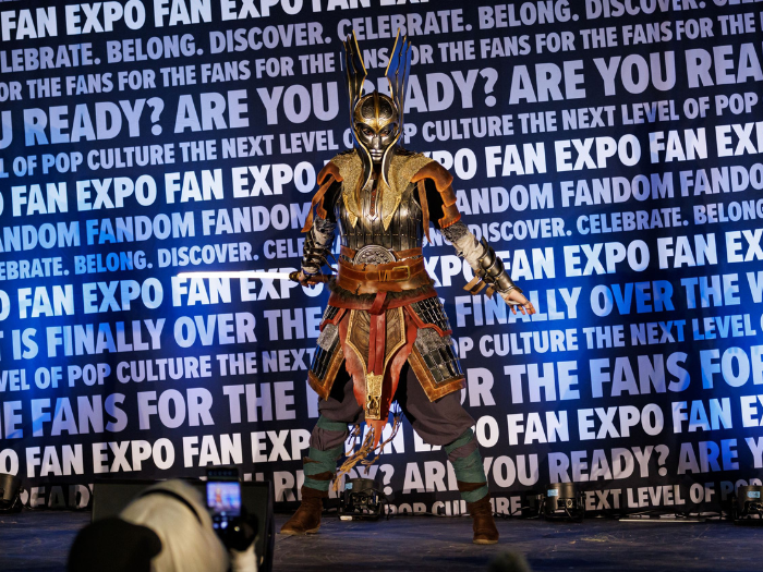 Cosplayer as Vanadis from God of War:Ragnarok