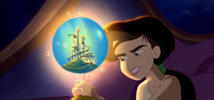 angry girl looking at bubble castle