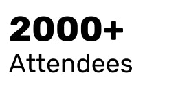 2000+ Attendees