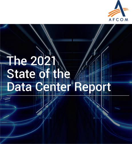 2021 State of the Data Center Report cover