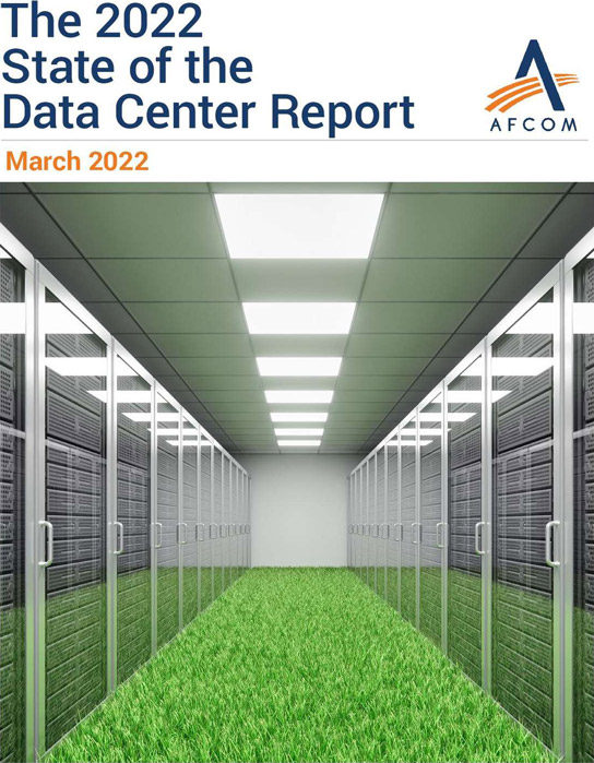 2022 State of the Data Center Report cover