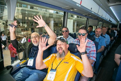Data Center World 2022 insider's tour attendees
