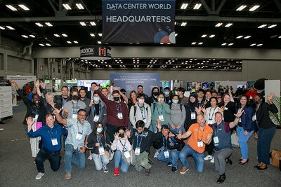 Data Center World 2022 attendees