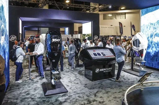 Exhibitors at Miami Boat Show