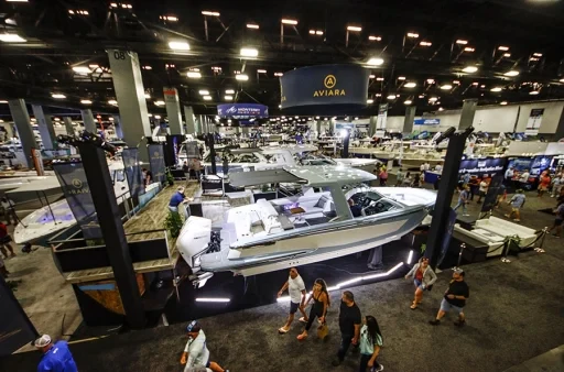 Boats at Miami Boat Show