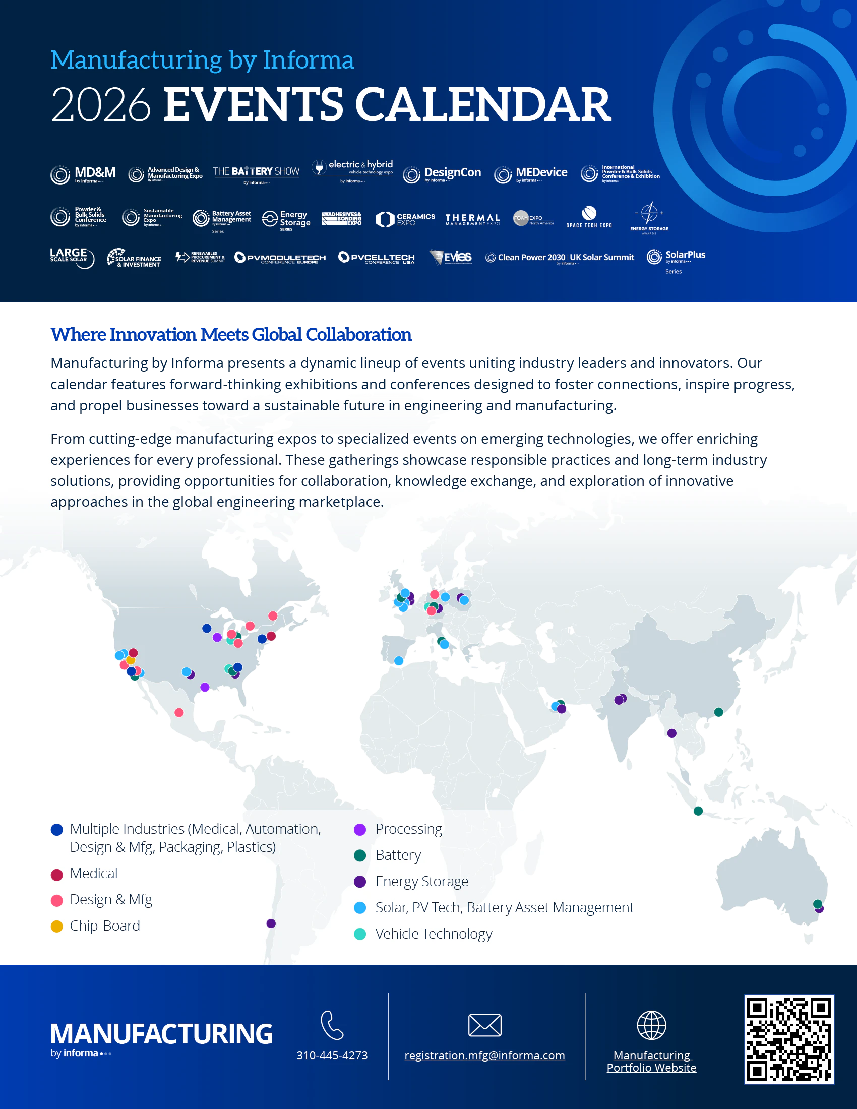 informa markets engineering events calendar
