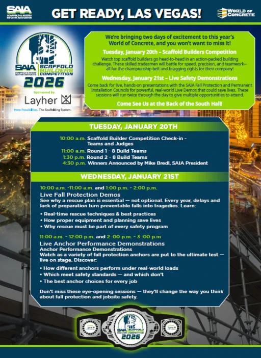 SAIA Scaffold Builders Challenge