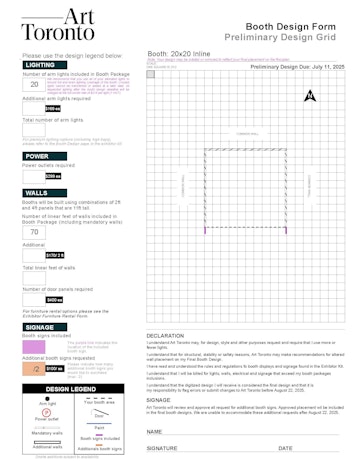 This is an example of a Blank Booth design in a 20x20 size booth