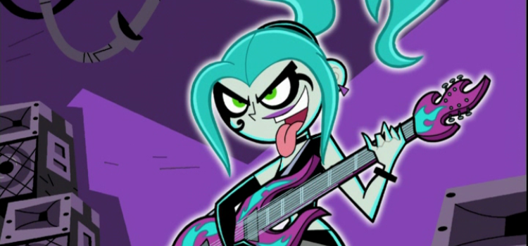 Ghost rocking out on guitar