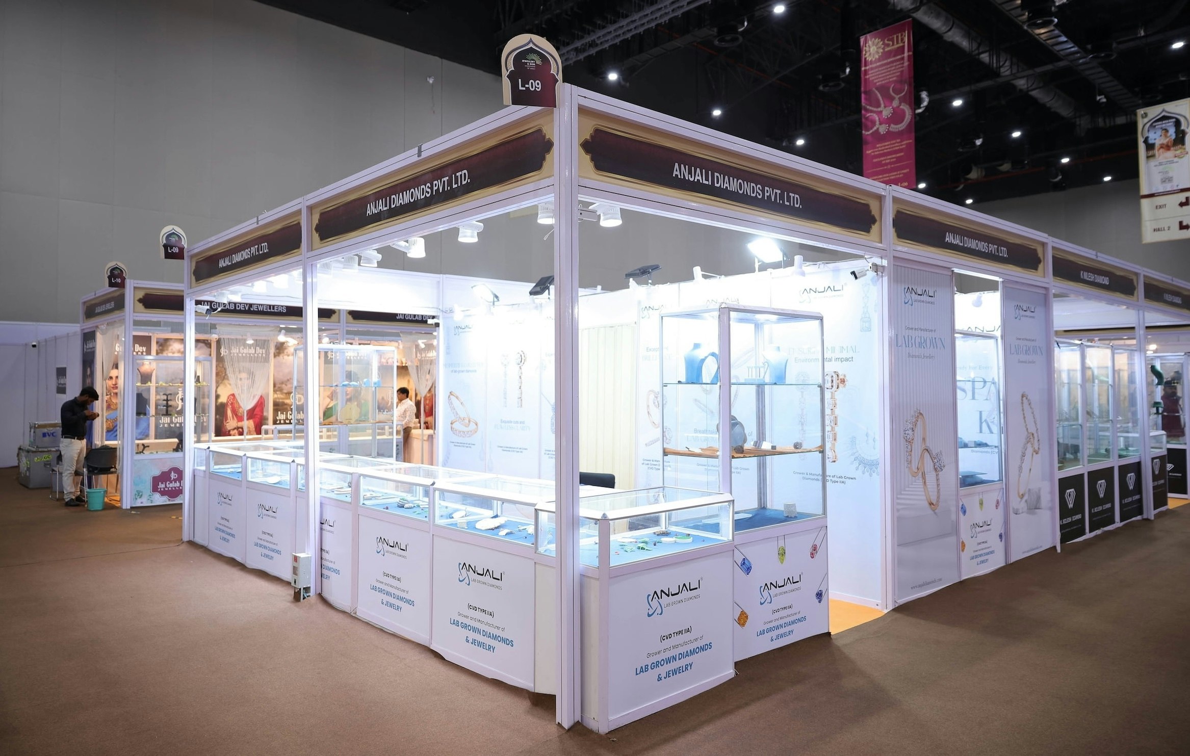 Sustainable booth at the Tools trade fair