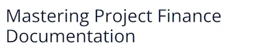 Mastering Project Finance Documentation