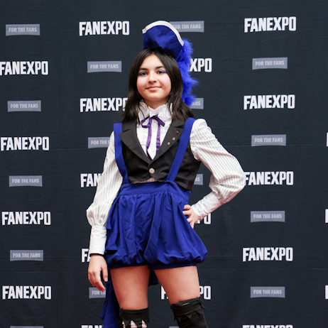 Black Butler Anime Youth Cosplayer dressed as Ciel