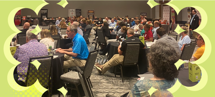 Photo of the general session room from 2024 C-Store Foodservice Forum.