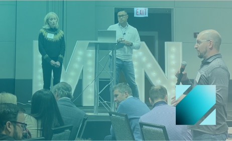 Session during our 2024 retail media network where attendee is asking a question.