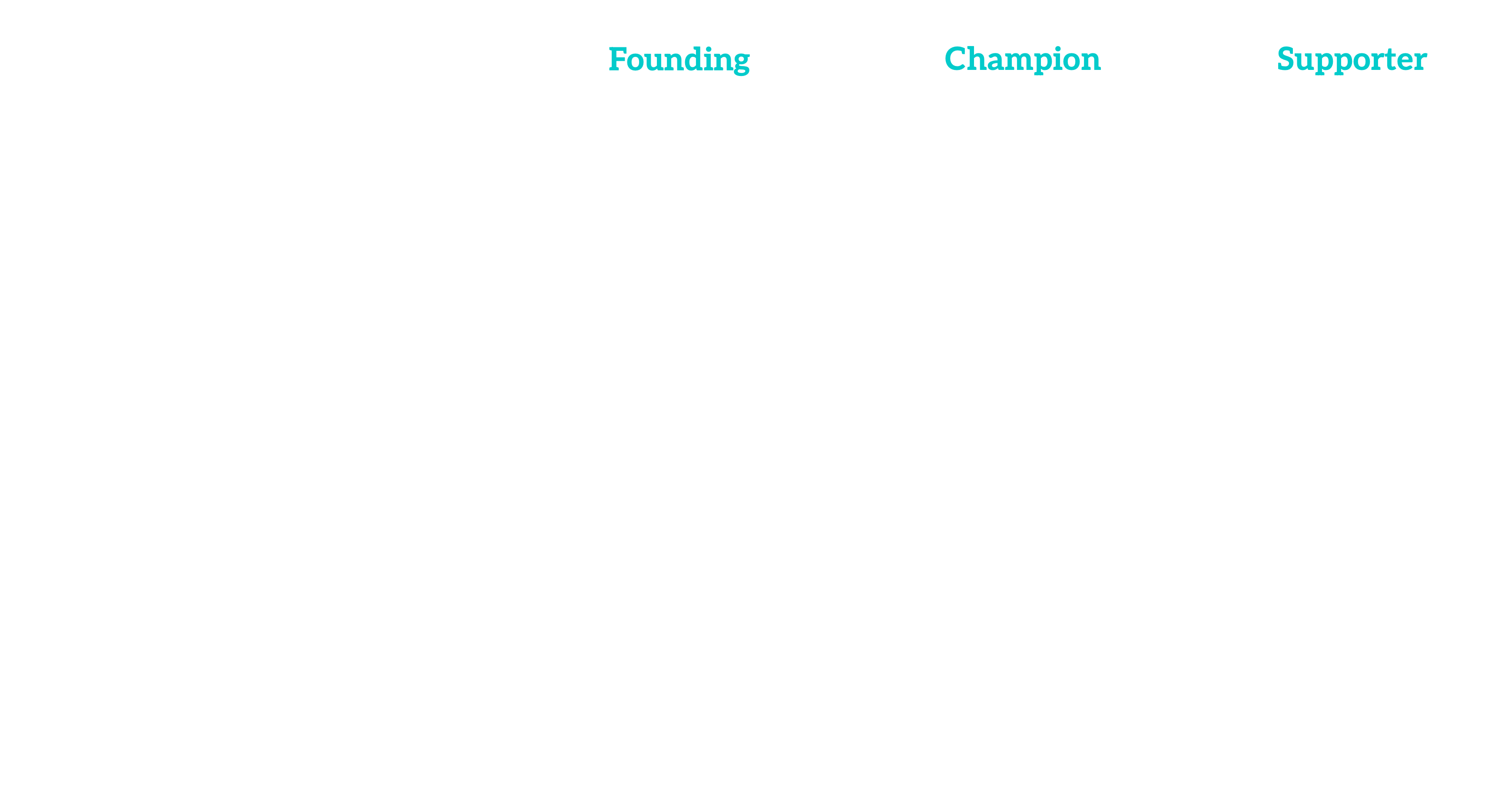 Sponsorship grid that outlines the deliverables for the 2025 C-Store Women's Event.