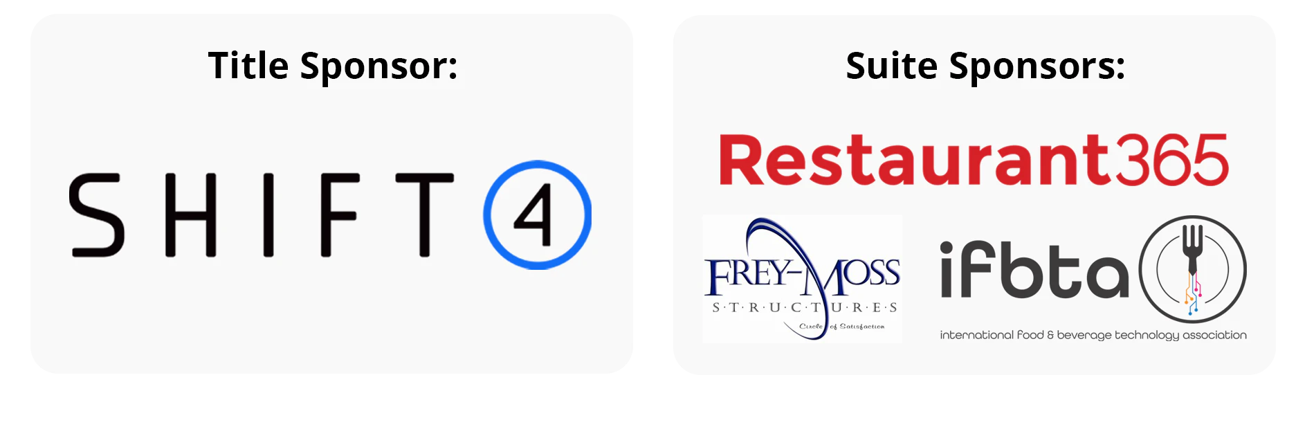Restaurant365 Suite Sponsor logo