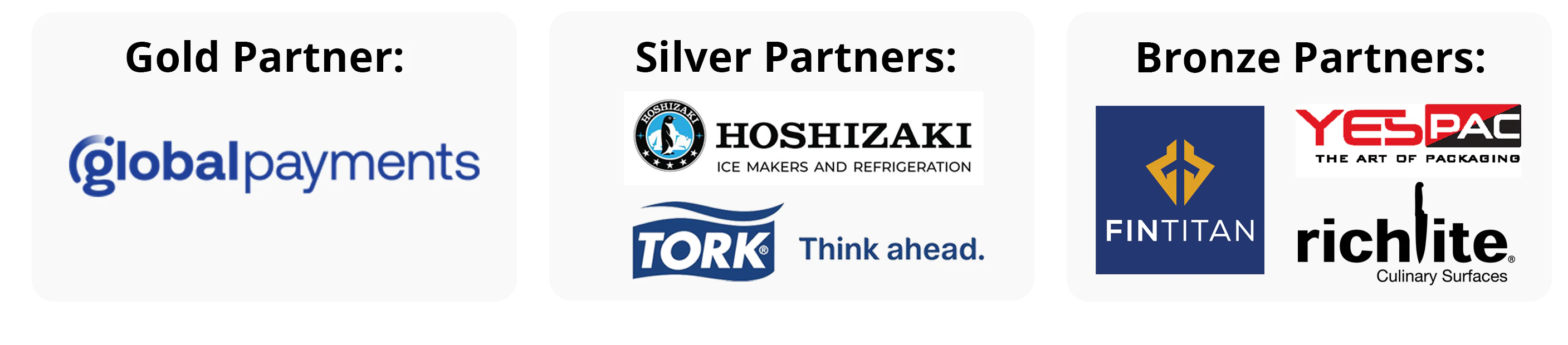 Thank you to Our Sustainability Partners